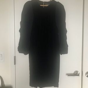 $1200 Max Mara velvet and silk dress, xs